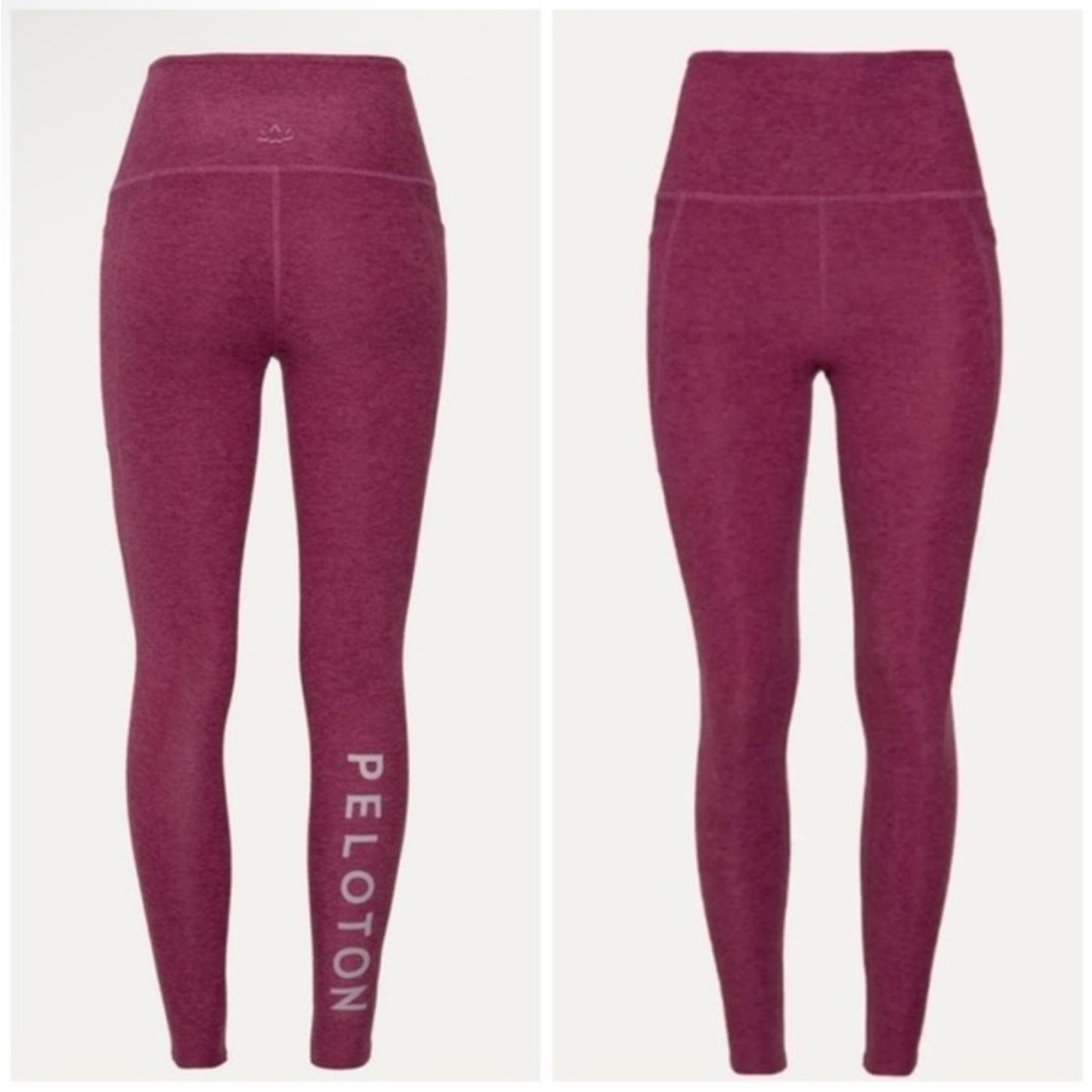 Beyond Yoga X Peloton Women's Berry Leggings Space Dye High waist